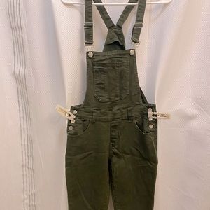 Cute Dark Green Overalls never worn brand new